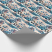 Wintermaus-Verschleißsteiger Geschenkpapier (Ecke)