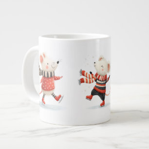 Wintermäuse-Freunde Spezialtasse Jumbo-Tasse