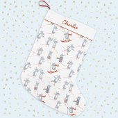 Wintermäuse Personalisiert Kleiner Weihnachtsstrumpf