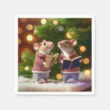 Wintermäuse singen Carolen Napkins