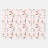 Wintermausurlaub Geschenkpapier Set (Vorderseite 2)