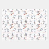 Wintermausurlaub Geschenkpapier Set (Vorderseite)