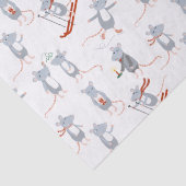 Wintermausurlaub Seidenpapier (Detail)