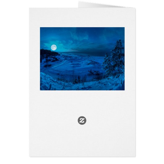 Wintermeerküste im Mondlicht (Hinten)