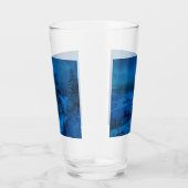 Wintermeerküste im Mondlicht Glas (Rechts)