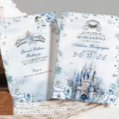 Wintermesse Burg Beförderung Quince Geburtstag Einladung