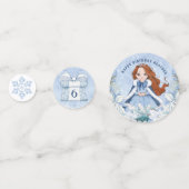 Wintermesse Princess | Rotes Haar Konfetti (Rückseiten)