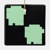 Winterminze 10 | MERRY CHRISTMAS | m3galleryStudio Keramikornament (Rückseite)