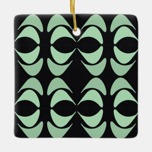 Winterminze 11 | MERRY CHRISTMAS | m3galleryStudio Keramikornament (Vorderseite)