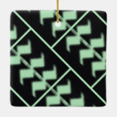 Winterminze 1 | MERRY CHRISTMAS | m3galleryStudio Keramikornament (Rückseite)