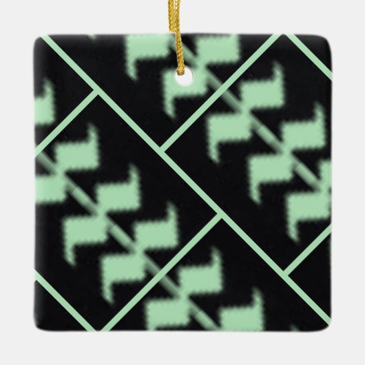 Winterminze 1 | MERRY CHRISTMAS | m3galleryStudio Keramikornament (Vorderseite)