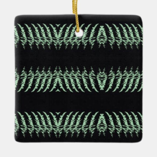 Winterminze 6 | MERRY CHRISTMAS | m3galleryStudio Keramikornament (Vorderseite)