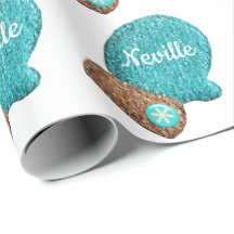 Wintermitten niedliche Schneeflocke