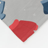Wintermode-Zubehör Muster Personalisiert Fleecedecke (Ecke)