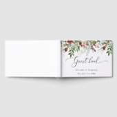 Wintermoderne Weihnachtszeit Gästebuch (Voll)