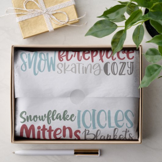 Wintermomente Seidenpapier (Geschenk)