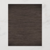 Wintermonate Hochzeit Brautparty aus Holz (Rückseite)