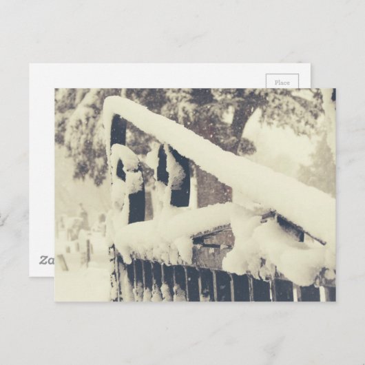 Wintermonatstor Postkarte (Vorne/Hinten)
