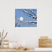 Wintermond Poster (Küche)