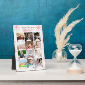 Wintermondlandbaby's 1st Year Foto Collage Fotoplatte (Seite)