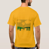 Wintermondlicht. T-Shirt (Rückseite)