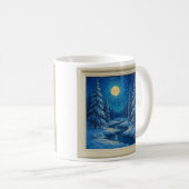 Wintermondlicht-Tasse Kaffeetasse (VorderseiteRechts)