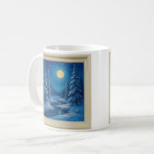 Wintermondlicht-Tasse Kaffeetasse (Vorderseite Links)