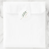 Wintermonographien Runder Aufkleber (Tasche)