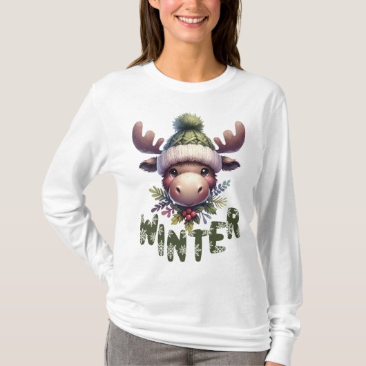 Wintermoose T-Shirt (Vorderseite)