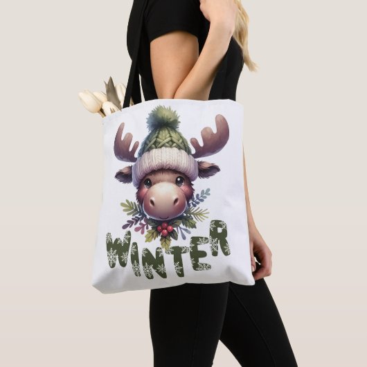 Wintermoose Tasche (Von Nahem)