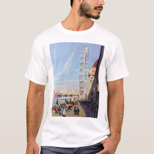 Wintermorgen am London-Auge T-Shirt