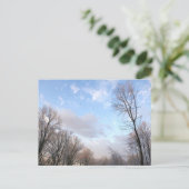 Wintermorgen I Postkarte (Stehend Vorderseite)
