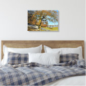 Wintermorgen Leinwanddruck (Insitu (Schlafzimmer))
