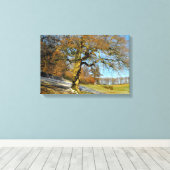 Wintermorgen Leinwanddruck (Insitu (Holzboden))