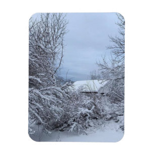 Wintermorgen Magnet