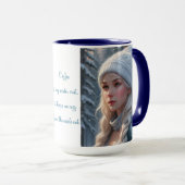 Wintermorgens Tasse (VorderseiteRechts)