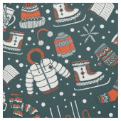 Wintermotiv Stoff (Muster)