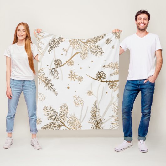 Wintermuster 1 fleecedecke (Beispiel)