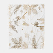 Wintermuster 1 fleecedecke (Vorderseite)