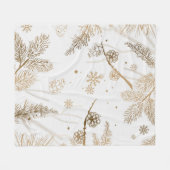 Wintermuster 1 fleecedecke (Vorderseite (Horizontal))