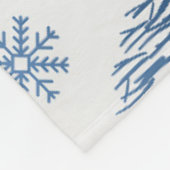 Wintermuster 2 fleecedecke (Ecke)