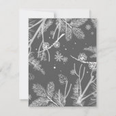 Wintermuster 4 mitteilungskarte (Rückseite)