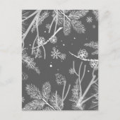 Wintermuster 4 postkarte (Vorderseite)