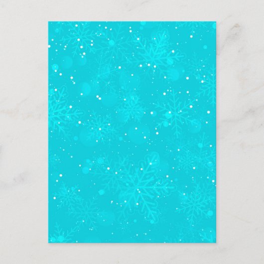 Wintermuster 5 postkarte (Vorderseite)