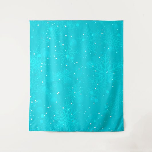 Wintermuster 5 wandteppich (Vorderseite)