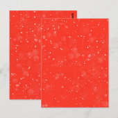 Wintermuster 7 postkarte (Vorne/Hinten)