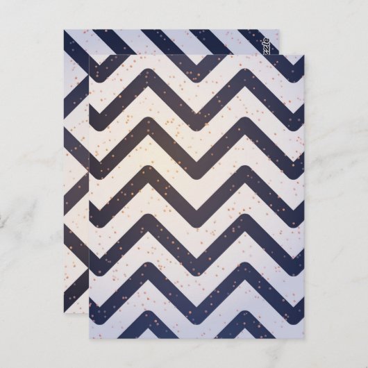 Wintermuster 9 postkarte (Vorne/Hinten)