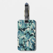 Wintermuster der Camouflage Gepäckanhänger (Rückseite vertikal)