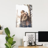 Wintermütze: Eine anime-Liebe im Schneefall Poster (Heimbüro)