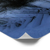 Winternachmittag Poster (Ecke)